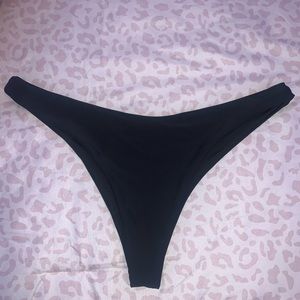 Black swimsuit bottoms